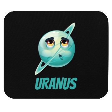 Discover Cartoon Planet Uranus Mouse Pads