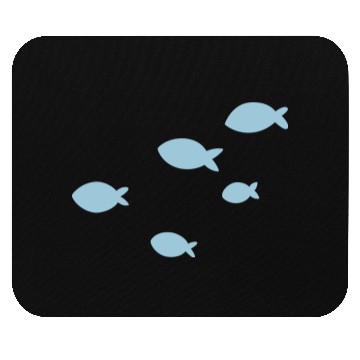 Discover school of fish Mouse Pads