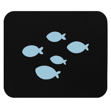 Discover school of fish Mouse Pads