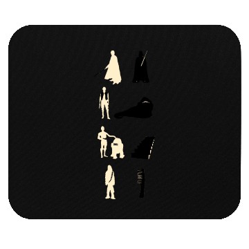 Discover Star Wars parody - enemies Mouse Pads