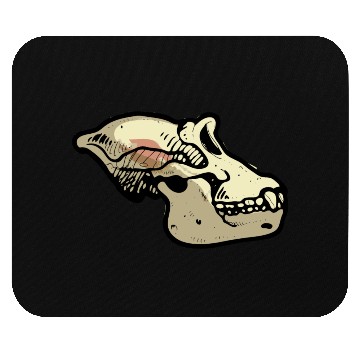 Discover ape skull Mouse Pads