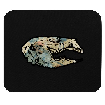 Discover donkey skull Mouse Pads