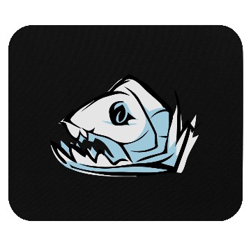 Discover fish skeleton Mouse Pads