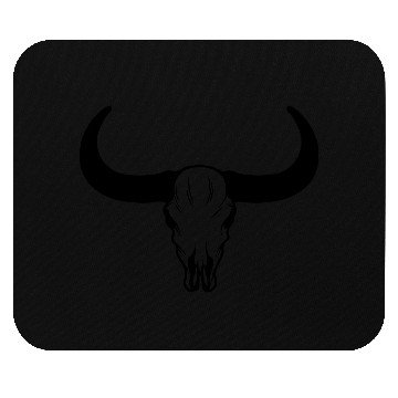Discover buffalo skull Mouse Pads