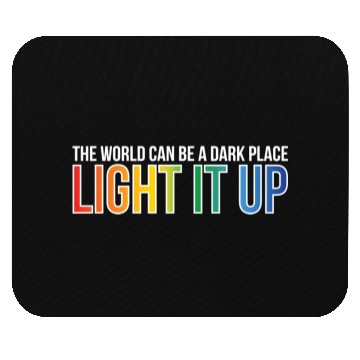 Discover Gay Pride - LGBT Light It Up Mouse Pads