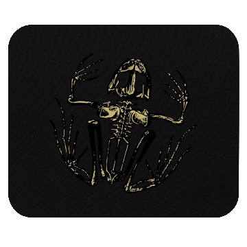 Discover Frog skeleton Mouse Pads