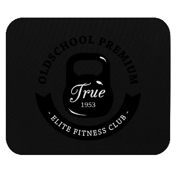 Discover gym logo Mouse Pads