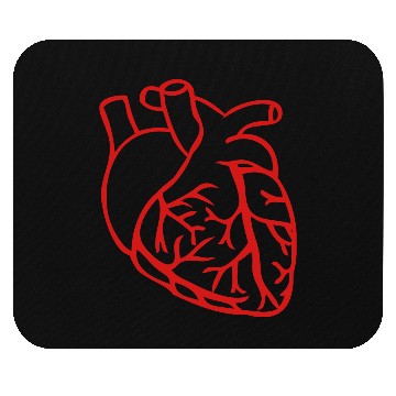 Discover Anatomical heart Mouse Pads