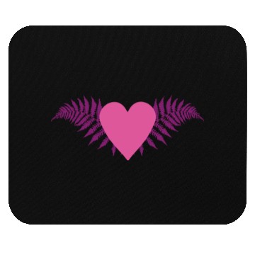 Discover Nature heart Mouse Pads