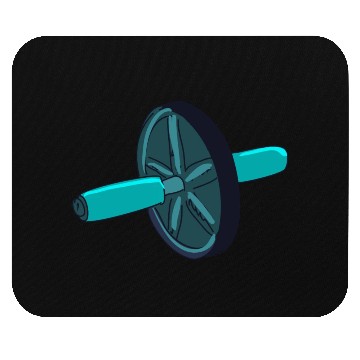 Discover workout roller Mouse Pads