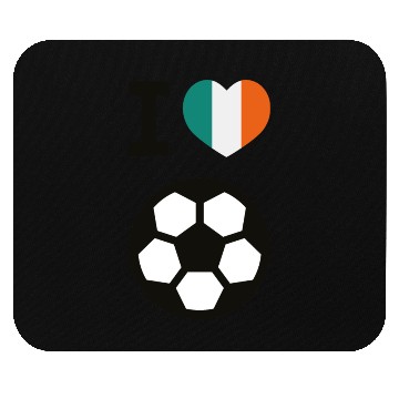 Discover I love Irish football Mouse Pads