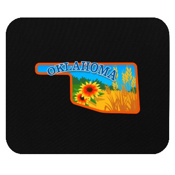 Discover Oklahoma Mouse Pads