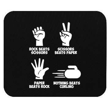 Discover Curling Rock Paper Nothing Beats Mouse Pads