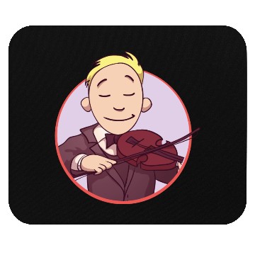 Discover Violin Player Mouse Pads