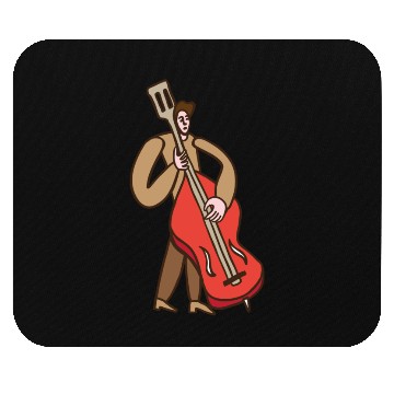 Discover Double Bass Player Mouse Pads