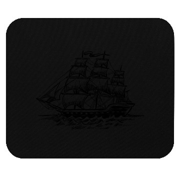 Discover sailing boat Mouse Pads
