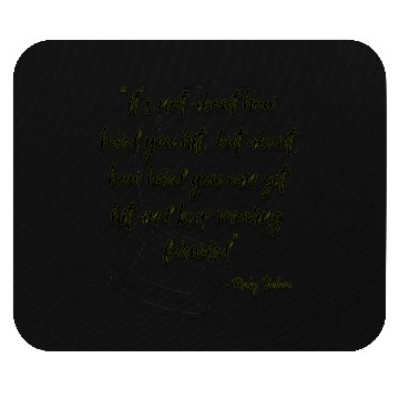 Discover Rocky Inspirational Quote Mouse Pads