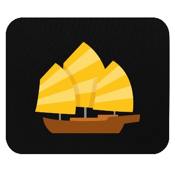 Discover sailing boat Mouse Pads