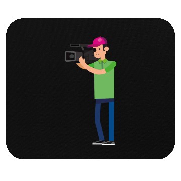 Discover Movie camera Mouse Pads