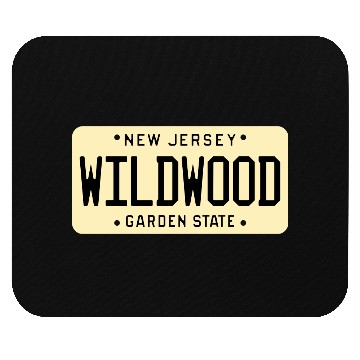 Discover Wildwood New Jersey License Plate Mouse Pads