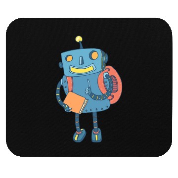 Discover 55 robot 6 png vectorstock 4842445 Mouse Pads