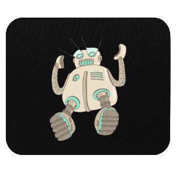 Discover 05 robot 13 png vectorstock 4842445 Mouse Pads