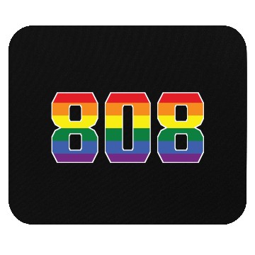 Discover Gay Pride 808 Honolulu Area Code Mouse Pads