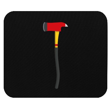 Discover firefighter axe Mouse Pads