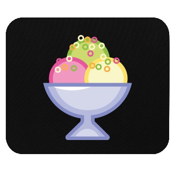 Discover Ice Cream Sundae Mouse Pads