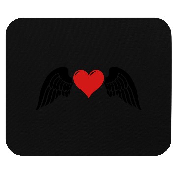Discover winged heart 2c Mouse Pads