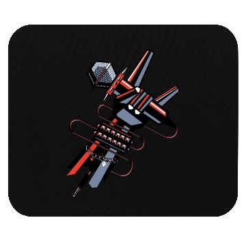 Discover hard rock horns robot Mouse Pads