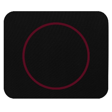 Discover circle outline Mouse Pads