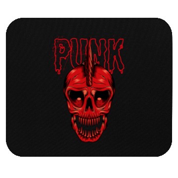 Discover punk skull Mouse Pads