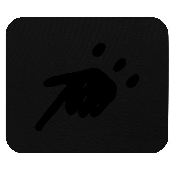 Discover Punk Hand pointing Mouse Pads
