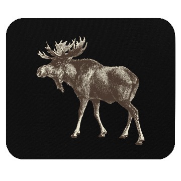 Discover moose Mouse Pads