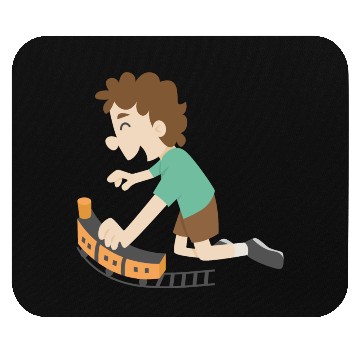 Discover toy train Mouse Pads