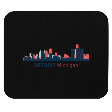 Discover Detroit, Michigan Mouse Pads