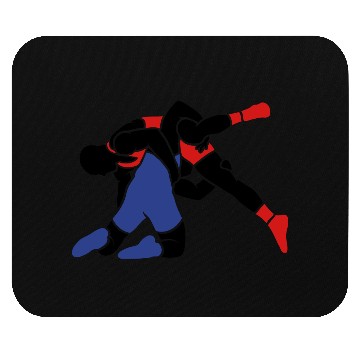 Discover wrestling throw Mouse Pads