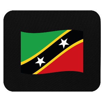 Discover Flag Saint Kitts and Nevis Mouse Pads