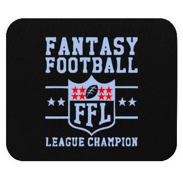 Discover Fantasy Football Trophy League Championship FFL Mouse Pads