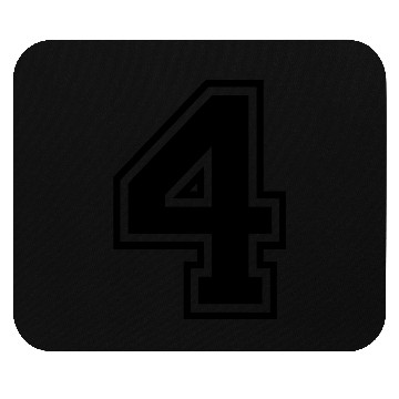 Discover Number 4 four college style counting gift Mouse Pads