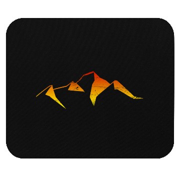 Discover abstract mountain sunset logo Mouse Pads