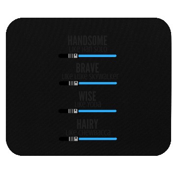 Discover Handsome like Han Solo Mouse Pads