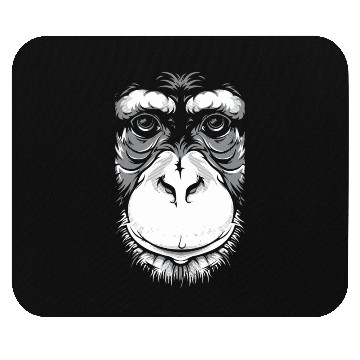 Discover Monkey face Mouse Pads