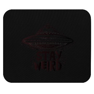 Discover Stay Weird Mouse Pads
