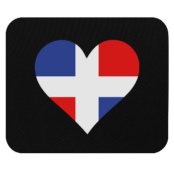 Discover A Heart For The Dominican Republic Mouse Pads