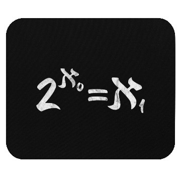 Discover continuum hypothesis math mathematics axiomatics Mouse Pads