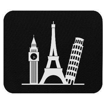 Discover Europe / London,Paris,Pisa Mouse Pads