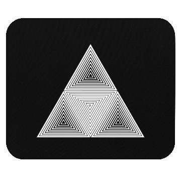 Discover The geometric illusion! Mouse Pads