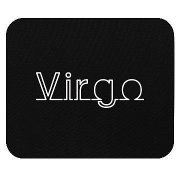 Discover Virgo in White Mouse Pads